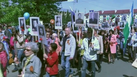Immortal regiment Video stock 71003822