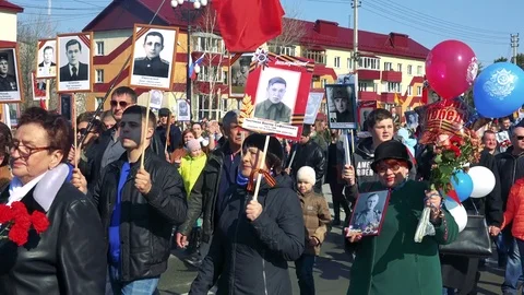 Immortal Regiment Video stock 75292474