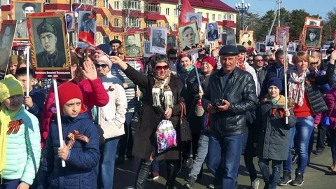 Immortal Regiment Video stock 75292518