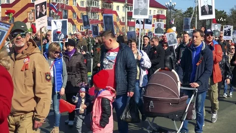 Immortal Regiment Video stock 75292590