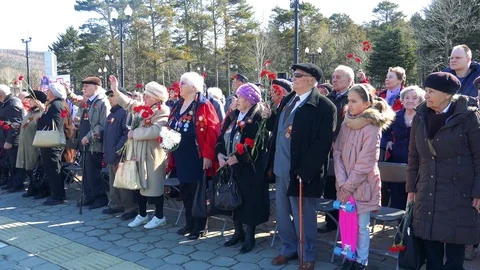 Immortal Regiment Stock Footage 75292609