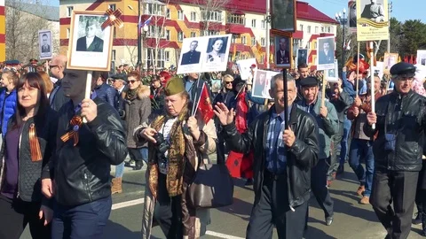Immortal Regiment Video stock 75292626