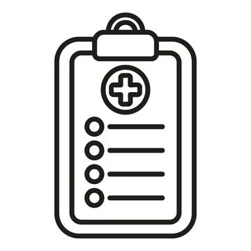 Immune board icon outline vector. System health Stock Illustration