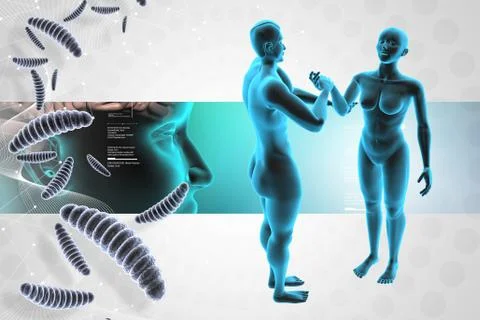 Immune defence concept Stock Illustration