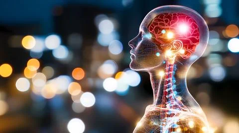 Immune System Overview with Lymphatic Highlights Stock Illustration