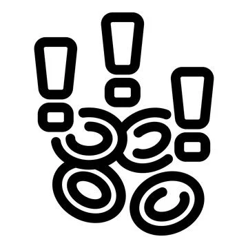 Immune system response concept icon showing antibodies attacking pathogens Stock Illustration