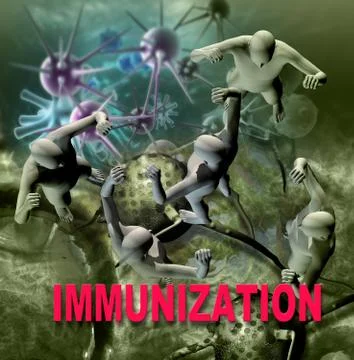 Immunity Against Diseases Stock Illustration