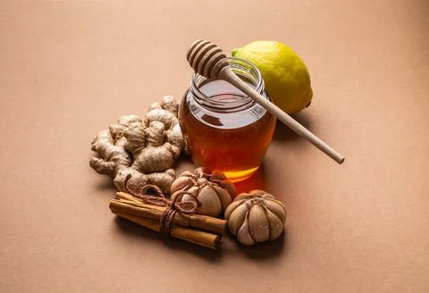 Immunity boosting food Stock Photos