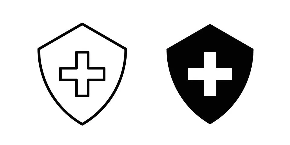 Immunity icon illustration vector, icon set for apps Stock Illustration