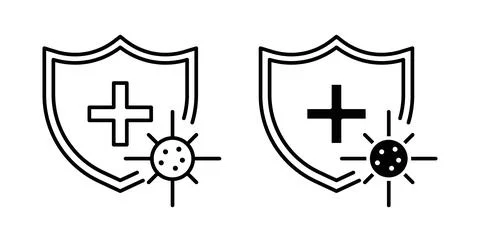 Immunity icon vector art Illustrations Stock Illustration