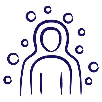 Immunity or protective function of the human body. Minimal vector icon 스톡 일러스트