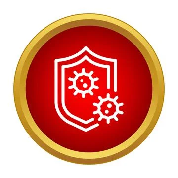 Immunity shield protecting from virus and infection Stock Illustration