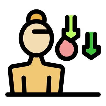 Immunity system decreasing, immune defense lowering, health risk increasing Stock Illustration