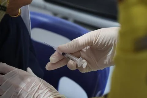 Immunization program for school children in Banda Aceh, Indonesia - 27 Aug 2026 Stock-Fotos