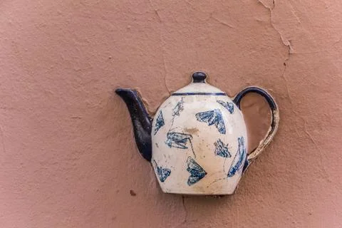 Immured teapot Stock Photos