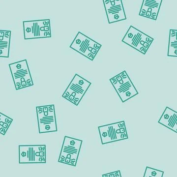 Immutable record decentralized application line vector seamless pattern イラスト素材