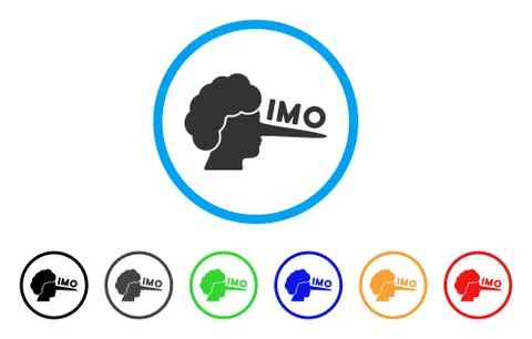 IMO Lier Vector Icon Illustration