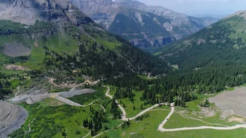 Imogene pass-Colorado Stock Footage 168834901