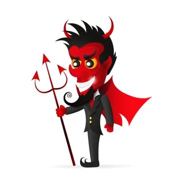 The imp of Halloween Stock Illustration