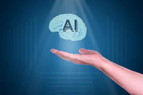 Impact of artificial intelligence on business and life Stock Photos