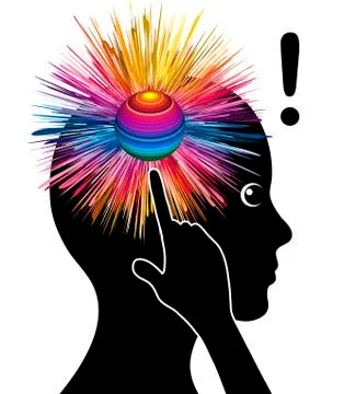 Impact of Brainstorming Illustrazione stock