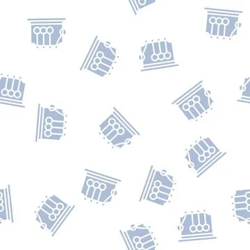 Impact business ethics glyph vector seamless pattern Illustrazione stock