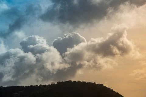 Impact of climate change on the environment. Stock Photos