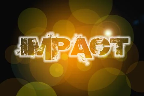 Impact concept Stock Illustration