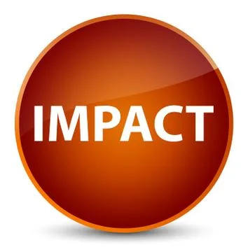 Impact elegant brown round button Stock Illustration