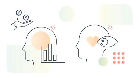 Impact of Good Financial Advisor - Technical Advice for Growth - Animated Ill Stock Footage 314338622