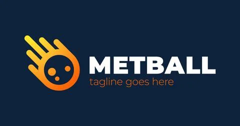 Impact meteor logo with tail vector icon illustration. meteor logo vector tem Stock Illustration