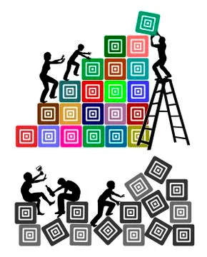 The impact of parenting styles Stock Illustration