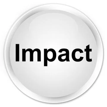 Impact premium white round button 스톡 일러스트