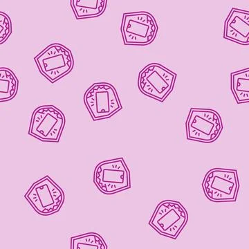 Impact resistant casing line seamless pattern イラスト素材