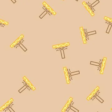 Impact resistant vector seamless pattern Stock-Illustration