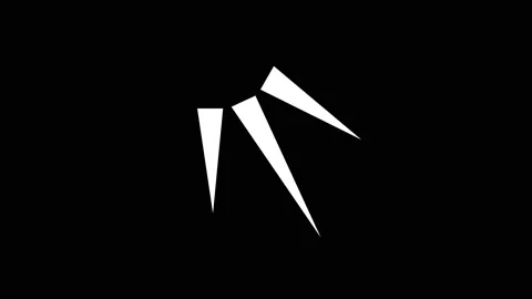 Impact Shape Elements with Alpha Channel. Stock Footage 114074313