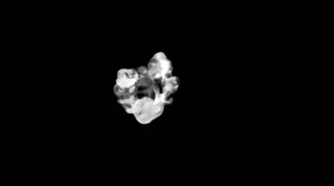 Impact smoke v2 Stock Footage 45814170