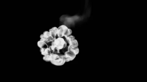 Impact smoke v6 Stock Footage 45814236