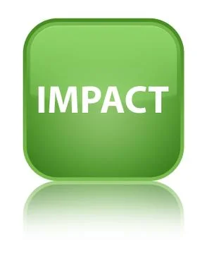 Impact special soft green square button Stock Illustration