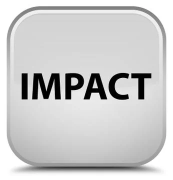 Impact special white square button 스톡 일러스트