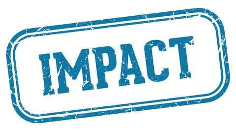 Impact stamp. impact rectangular stamp on white background 스톡 일러스트