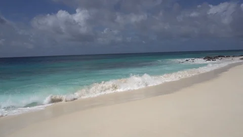 The impact of the waves on the cliffs or shoreline 25 Stock Footage 112182368