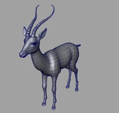 Impala_maya.zip 3D Model