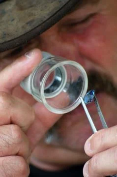 Impassioned gemology Stock Photos