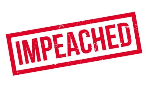 Impeached rubber stamp Stock Illustration