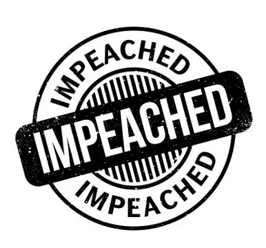 Impeached rubber stamp Stock Illustration