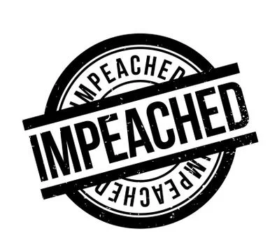 Impeached rubber stamp Stock Illustration