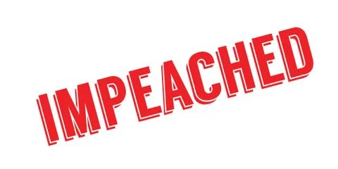 Impeached rubber stamp Stock Illustration