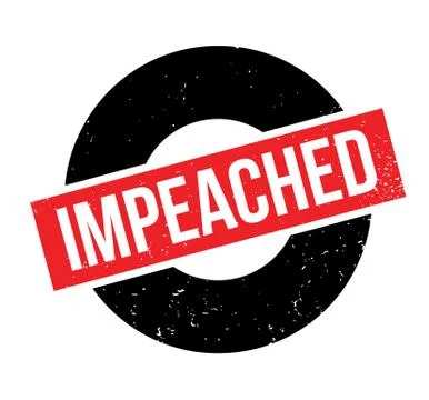 Impeached rubber stamp Stock Illustration