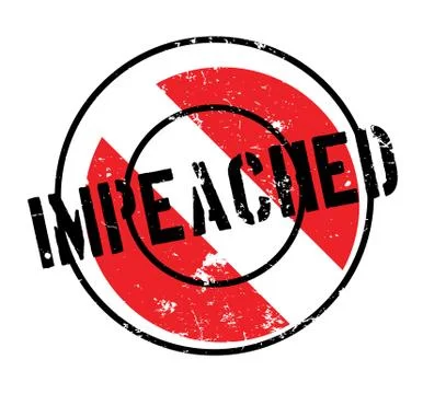Impeached rubber stamp Stock Illustration
